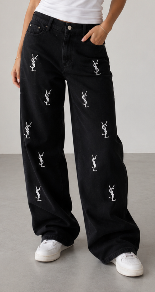 Saint Laurent YSL Logo Jeans