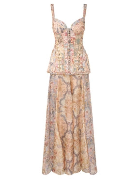 Zimmermann REBELLION CORDED MAXI DRESS