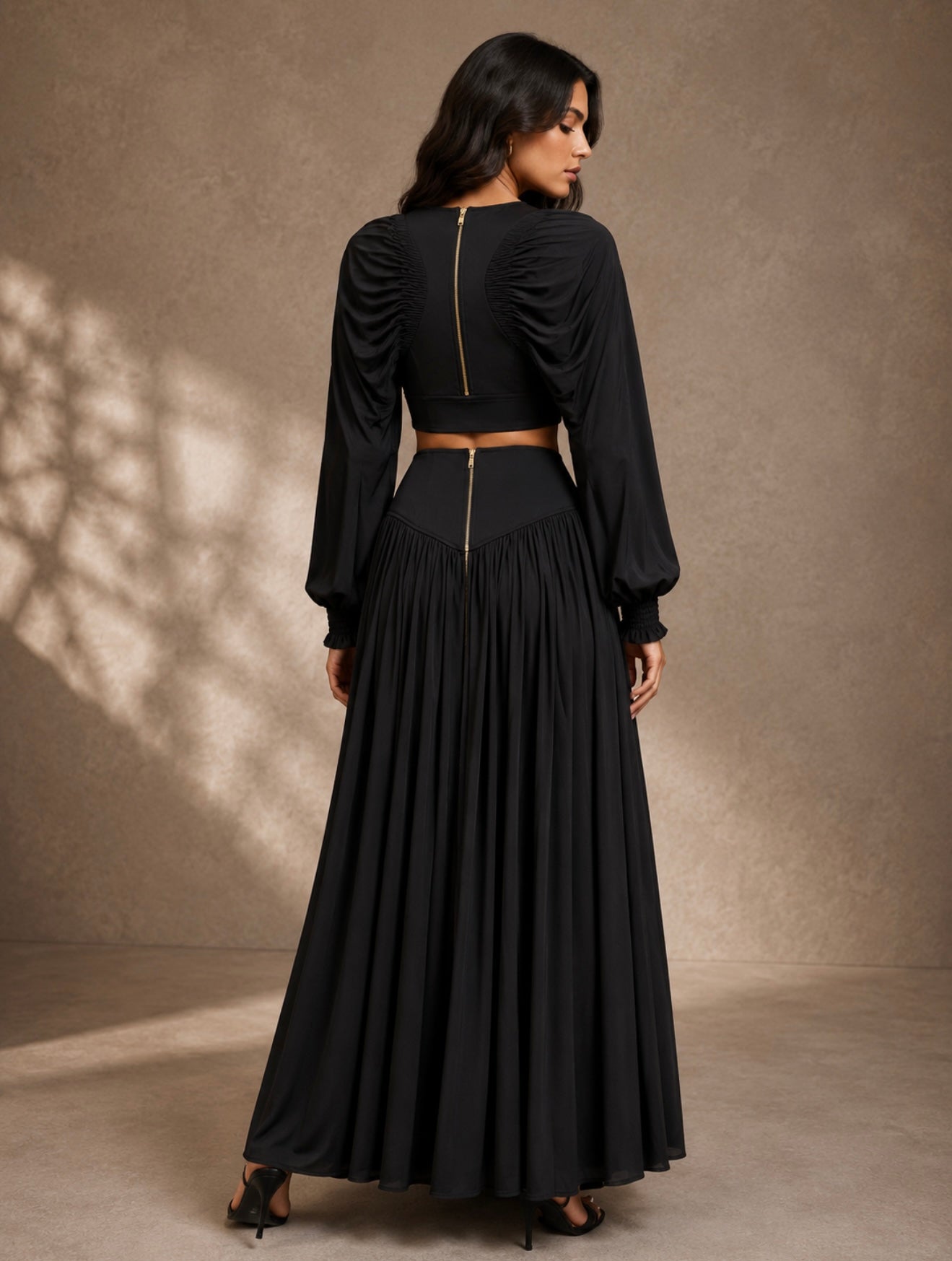 Set - Zimmermann Black Maxi Skirt