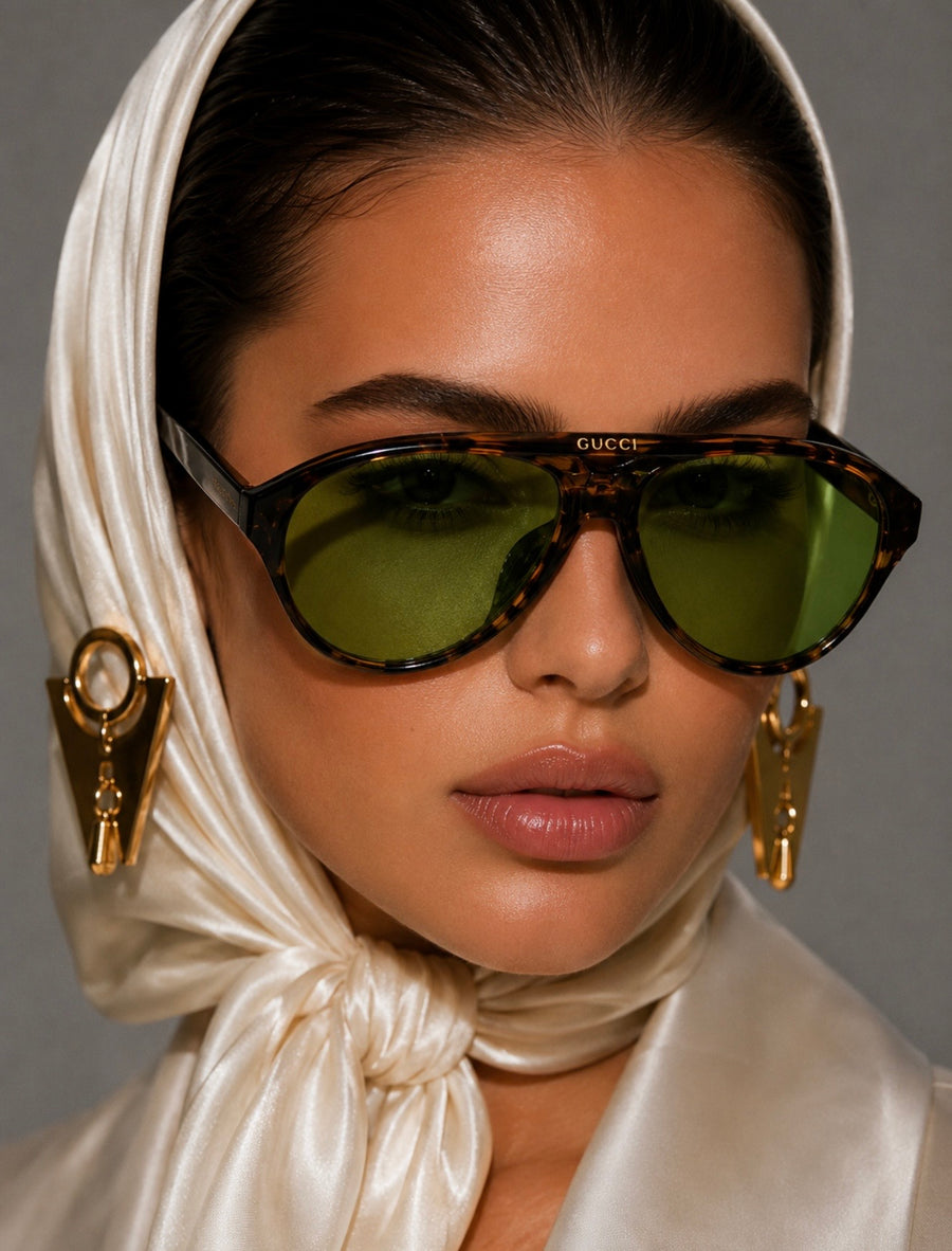 Sunglasses - Gucci Green Lens