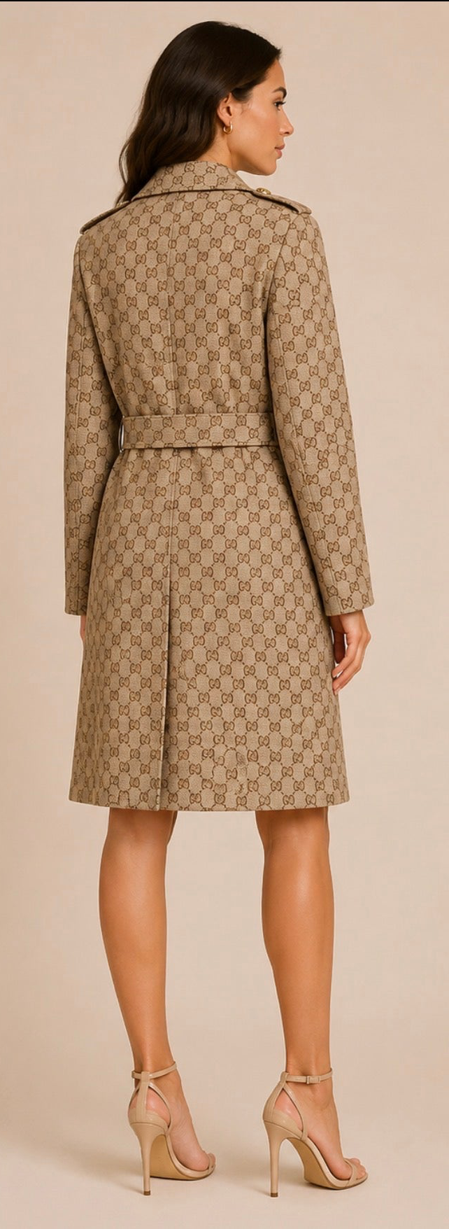 Gucci long trench coat