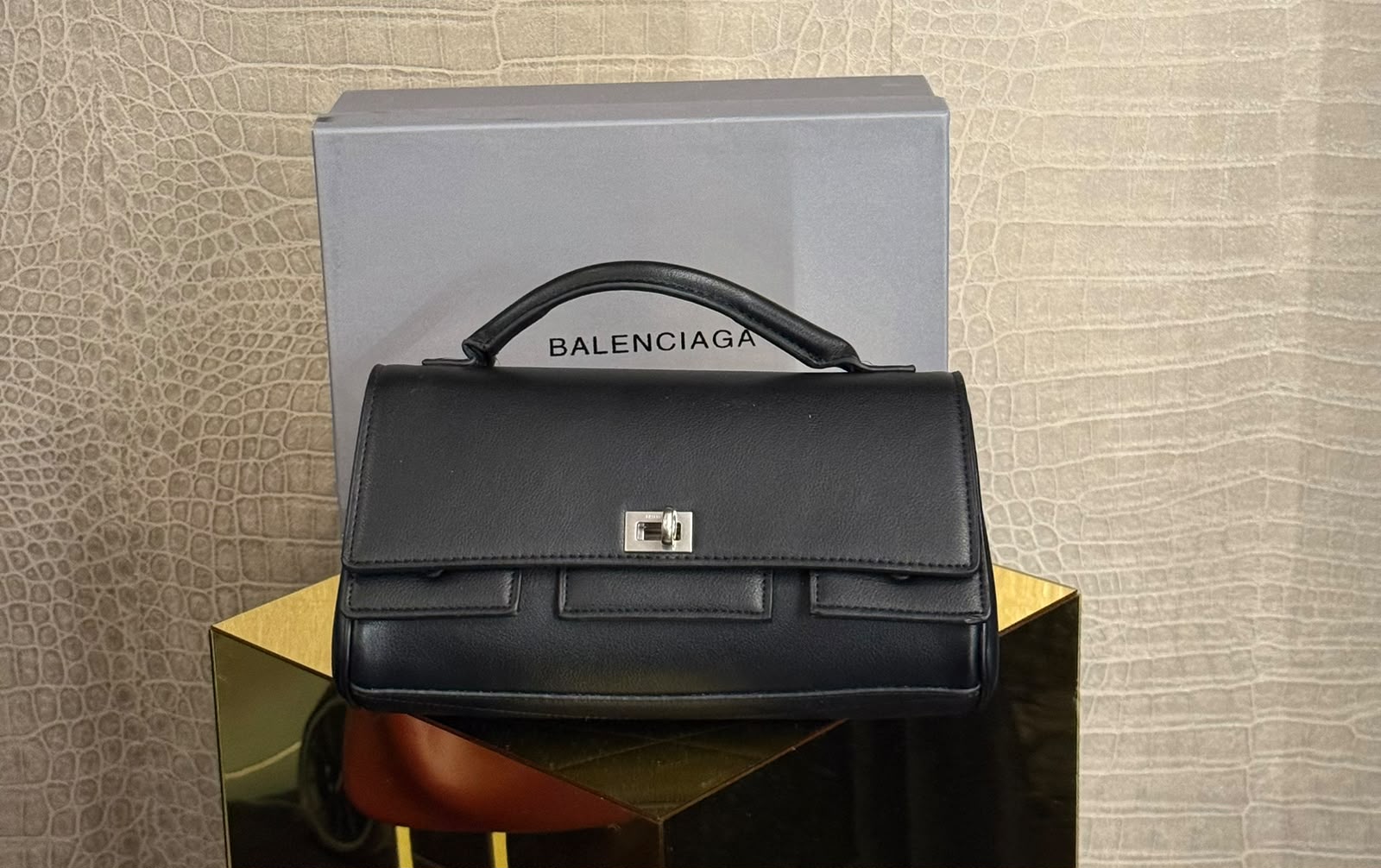 BALENCIAGA Crossbody Bag Leather