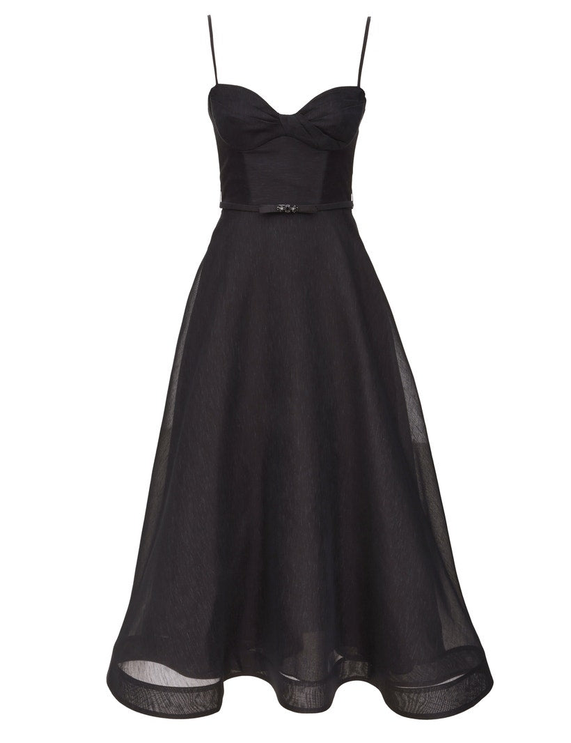 Zimmermann LUNA STRUCTURED MIDI DRESS