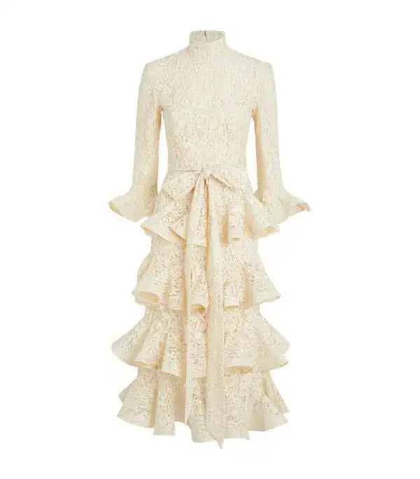 Zimmermann Lace Tama Midi Dress